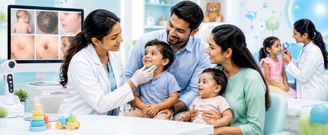 Child skin care treatment